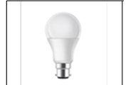 NEW 9W BULB B22 WH
