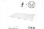 100W 595*1195 PANEL LT WH