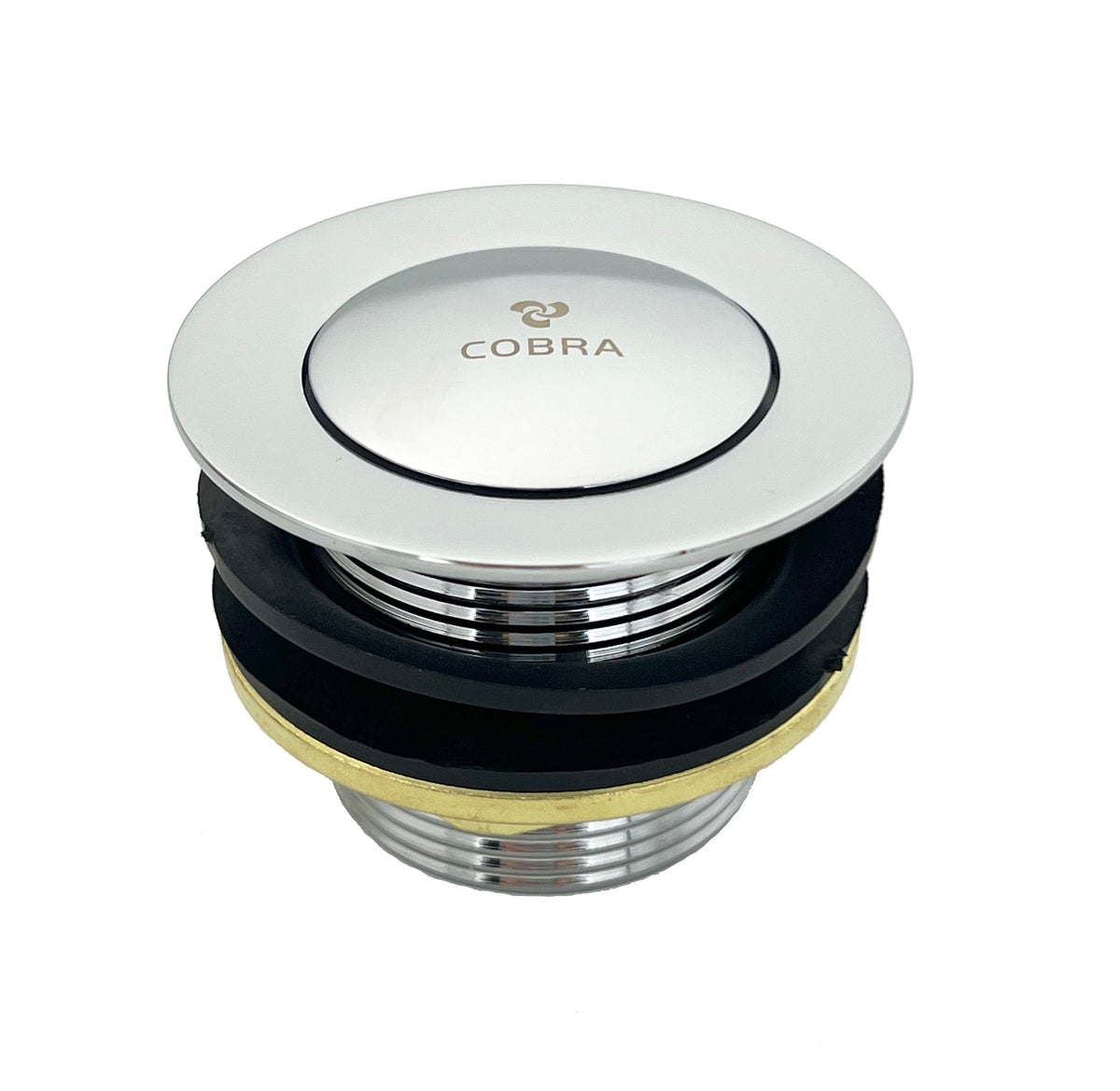 Cobra Click Bath Waste Noslot 1&1/2 Chrome