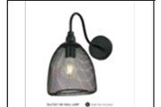 DL6150/1 BK WALL LAMP INCLUDED