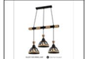 DL6207/3 BK DINING LAMP INCLUDED