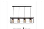 6065/4 BK DINING LAMP INCLUDED