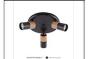DL6406/3 BK CEILING LT INCLUDED