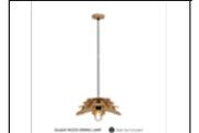 DL6604 WOOD DINING LAMP INCLUDED