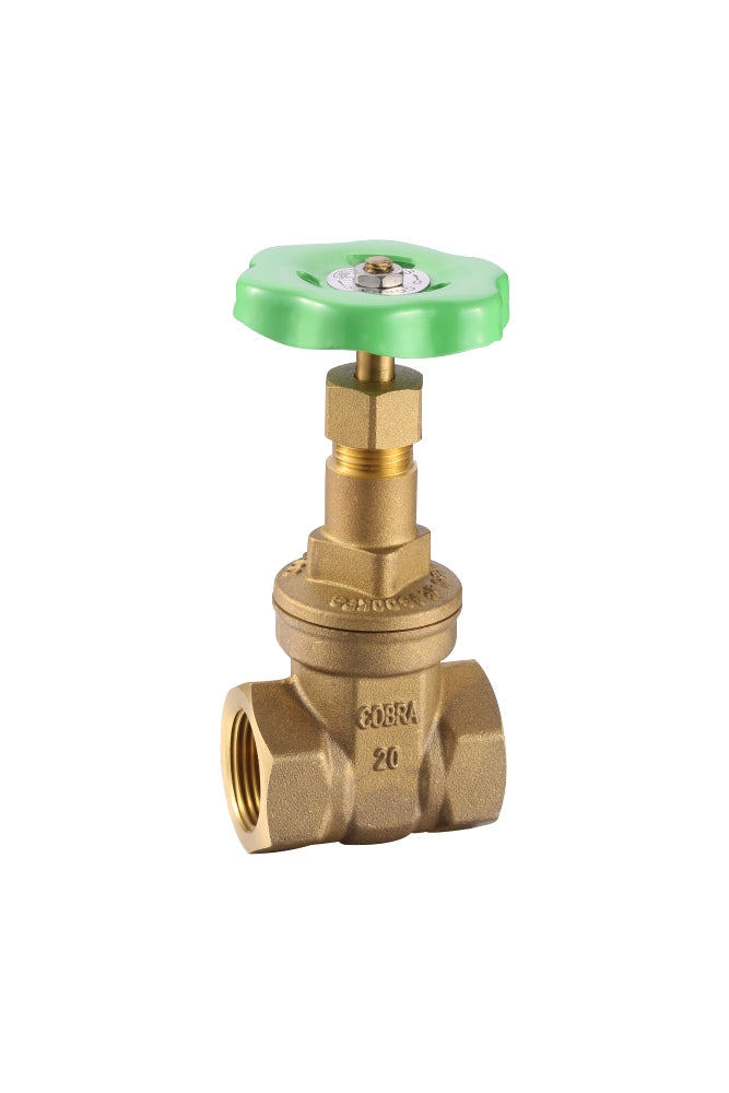 Cobra Gatevalve Green 2"FI Rough Brass