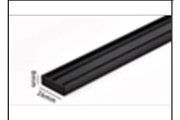 VT830 1M BK MAGNETIC TRACK LINE