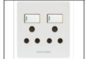 S14-209D 2xSA Socket (4X4)