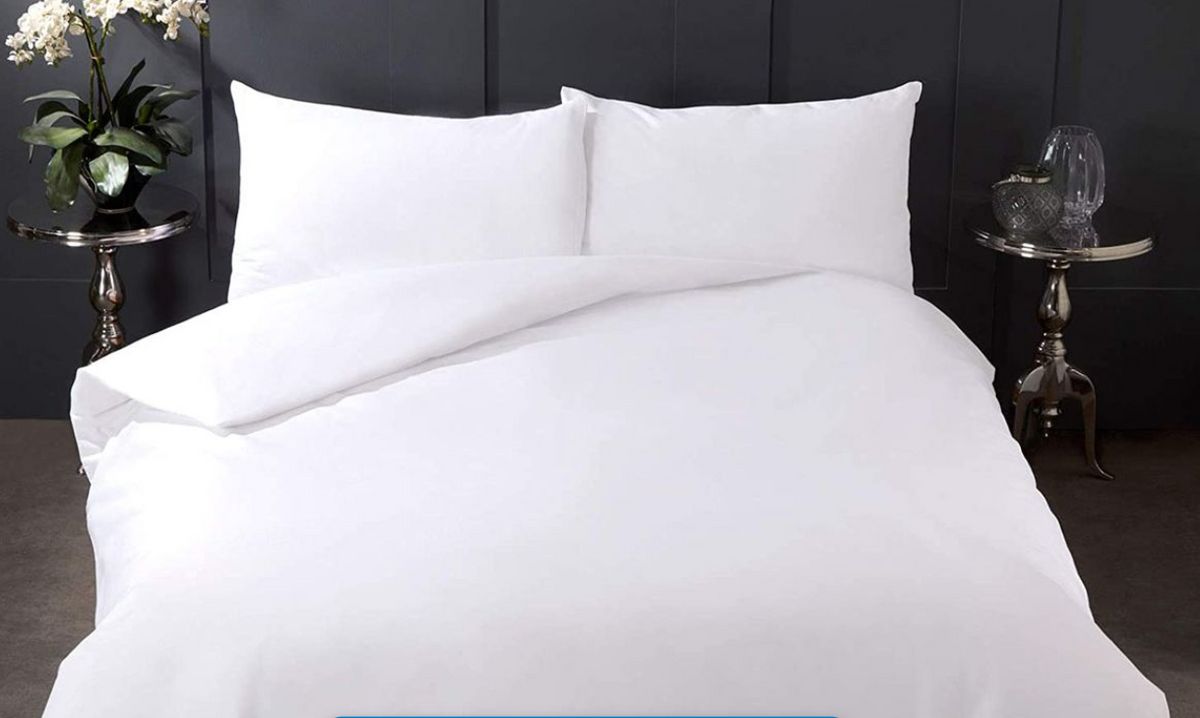 Hospitality 100% Cotton 600TC White Single