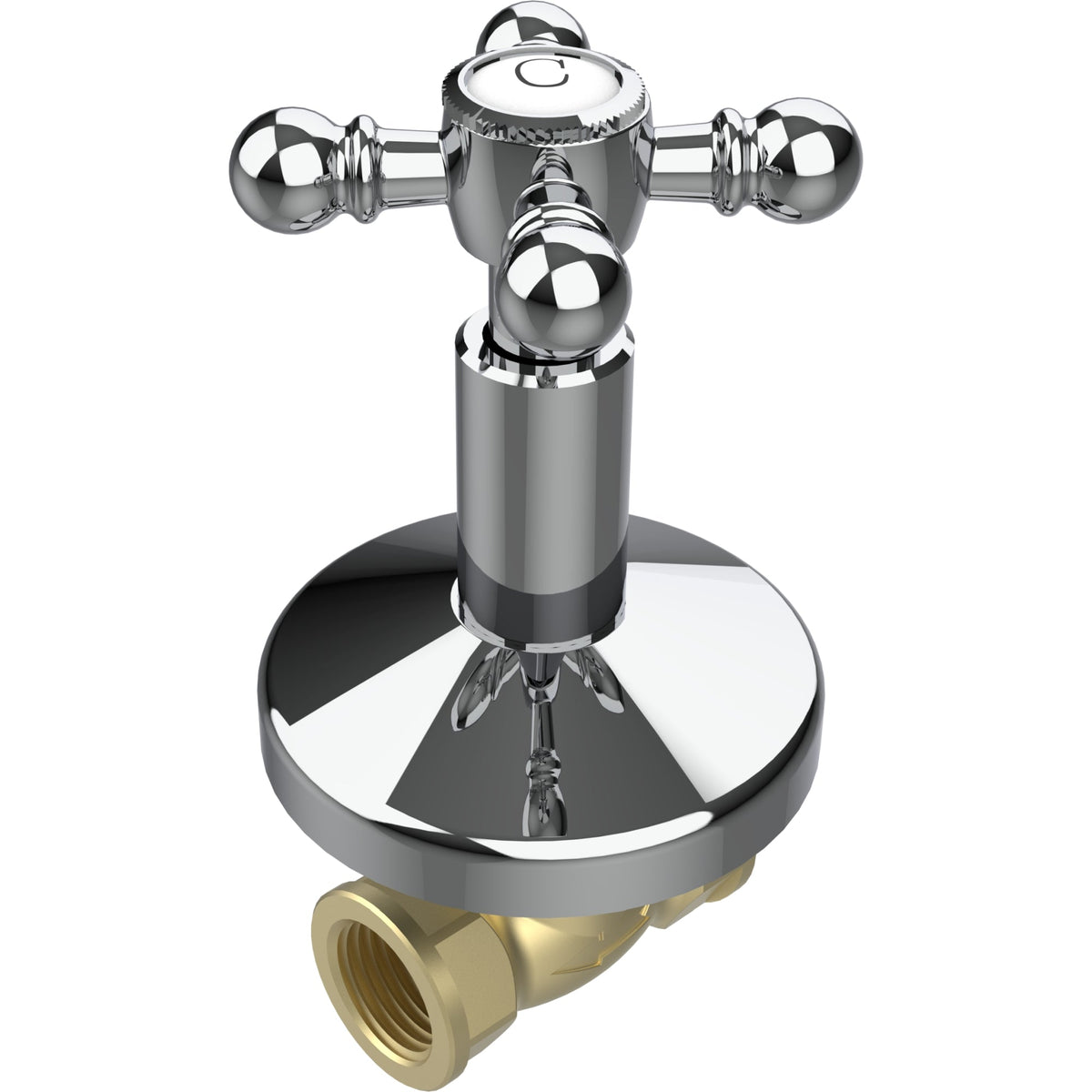 Cobra Roma Original Light Pattern Stoptap Underwall FXF 15mm Chrome