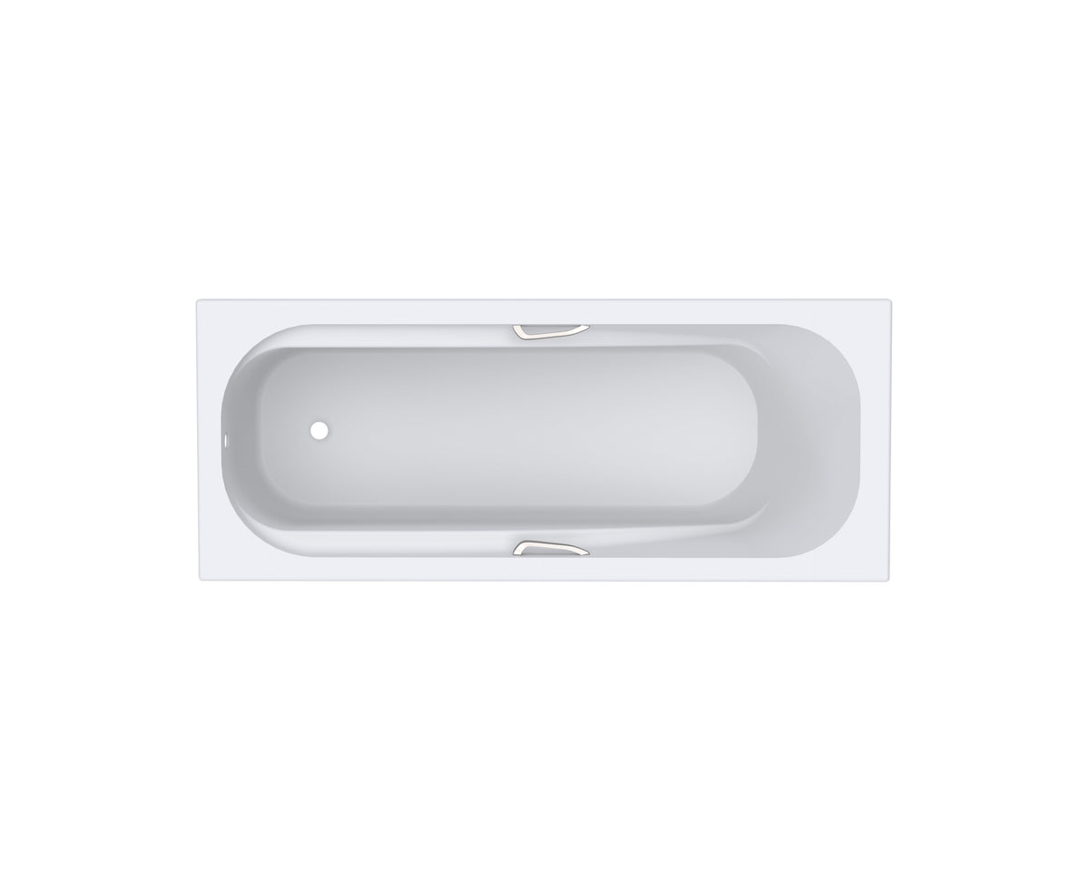 Cobra Scarlett 1690X690 Bath With Handles White