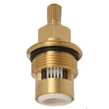 Cobra Heavy Pattern Spindle Only 1/4 Turn Anticlockwise Rough Brass