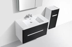 Clear Cube Milan 900 with Double Drawer Gloss White Drawers with Gloss White Sides - Includes Milan 900 Basin White Composite