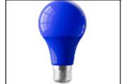 5W BULB E27 BLUE