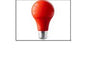 5W BULB E27 RED