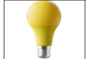 5W BULB E27 YELLOW