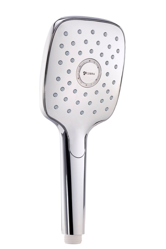 Cobra Pause Hand Shower Square Chrome