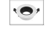 MD801/1 WT+BK DOWN LIGHT FIT