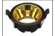 MD804/1 BK+GD DOWN LIGHT FIT SG 2PS/PACK