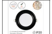 7W B2 DOWN LT TRI-COLOR BK