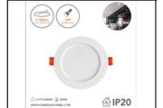 6W/R B CONCEALED PANEL LT WH