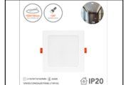 12W/SQ CONCEALED PANEL LT WH SG