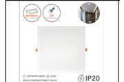 25W/SQ CONCEALED PANEL LT WH SG