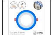 6W/R CONCEALED PANEL LT WH+BLUE