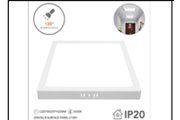 25W/SQ B SURFACE PANEL LT WH