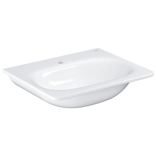 Grohe Essence Wash Basin 60 Wall Fixings Not Included Alpine White