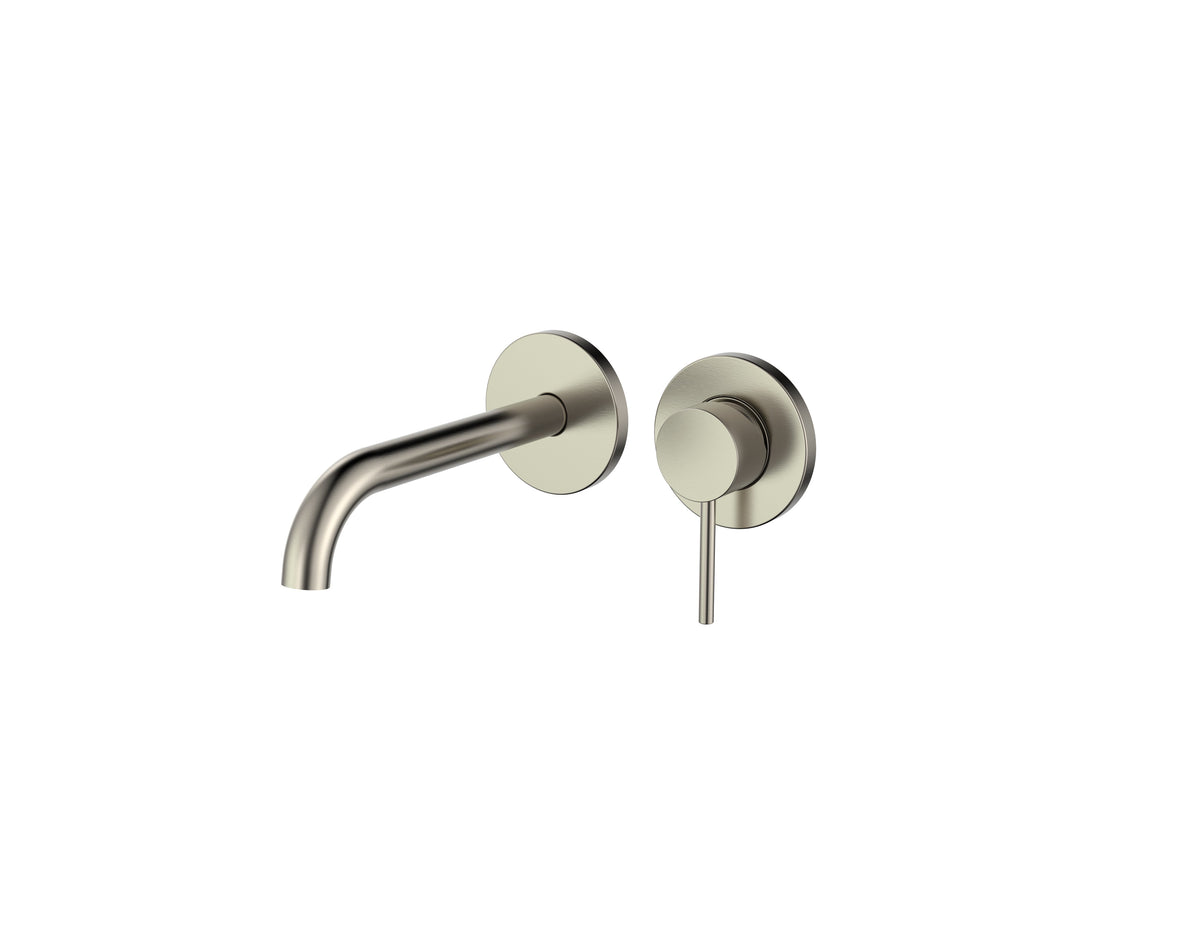 Cobra Tigris Basin Mixer Wall Type 1/2 FI Brushed Nickel