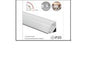 R1105-CH ALU. PROFILE ROPE LT RL2401,02,03,30,31 FIT 8MM 3M (IP)