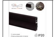 R1104-BK ALU. PROFILE ROPE LT RL2401,02,03,30,31 FIT 5MM 3M (IP)