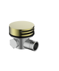 Cobra Bathfiller/Overflow+ Non Return Valve Round 70mm Brushed Gold