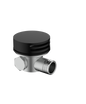 Cobra Bathfiller/Overflow+ Non Return Valve Round 70mm Matte Black
