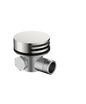 Cobra Bathfiller/Overflow+ Non Return Valve Round 70mm Brushed Nickel
