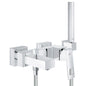 Grohe Eurocube Single-lever bath/shower mixer 1/2" chrome