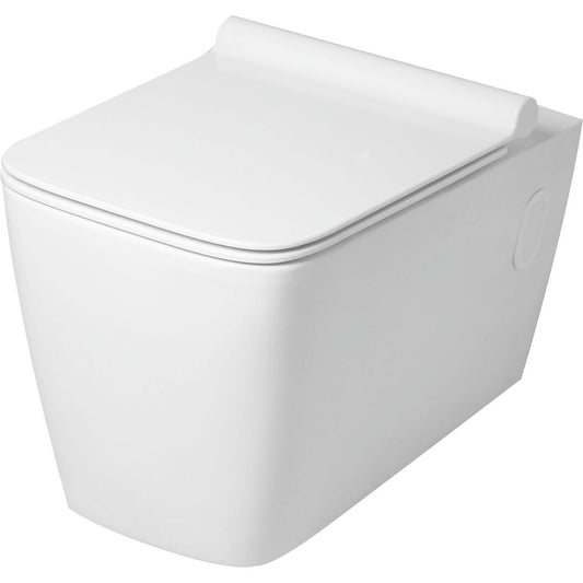 Vaal Refine Wall Hung Pan With Seat White