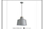 DL6086 GY DINING LAMP INCLUDED