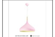 6009 PINK+WH DINING LAMP(7558/ INCLUDED 320)