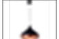 6009/420 BK+ROSE GD DINING LAMP INCLUDED