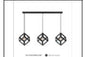 6014/3S BK DINING LAMP(7767/3 BK? INCLUDED