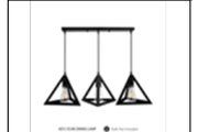 6031/3S BK DINING LAMP INCLUDED