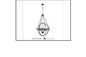 6049 DINING LAMP(T 8088-4) INCLUDED