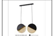 6060/2 BK+GD DINING LAMP INCLUDED