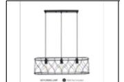 6074 DINING LAMP INCLUDED
