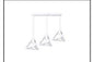 6031/3S WH DINING LAMP INCLUDED