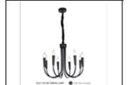 DL6114/8 BK DINING LAMP INCLUDED