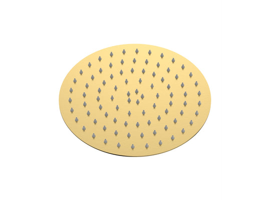 Cobra Seine Shower Head 1 Spray Round 200mm Brushed Gold