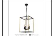 DL6156/4 BK DINING LAMP INCLUDED