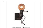 DL6168/1 BK WALL LAMP INCLUDED